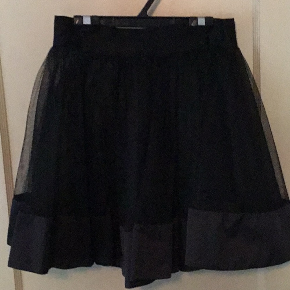 See-thru net skirt by Bebe